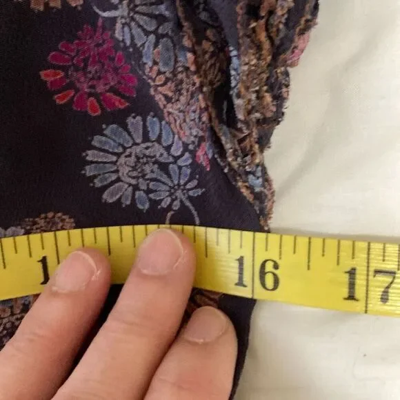 Free People Fit and Flare Mini Dress/Tunic Top Size 2 (J20) - Picture 6 of 15